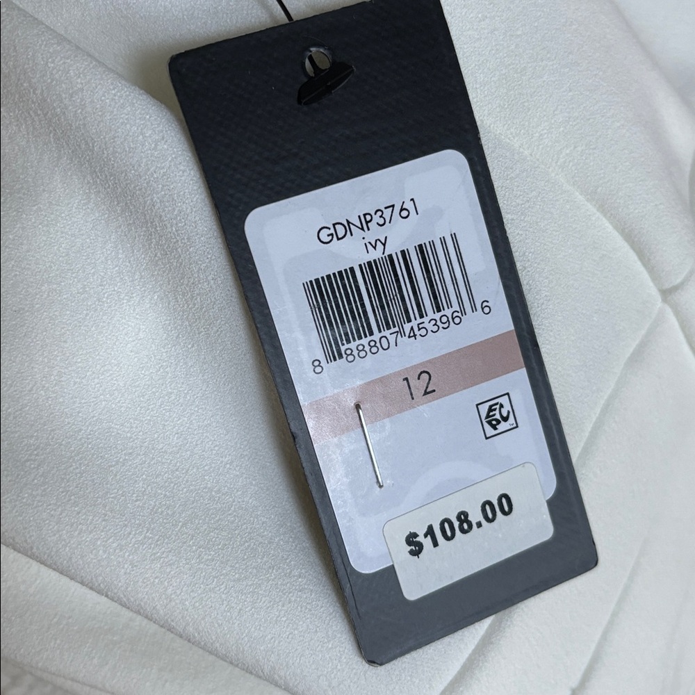 NWT GUESS Sleeveless V-Neck Drape Mini Dress - Picture 13 of 14